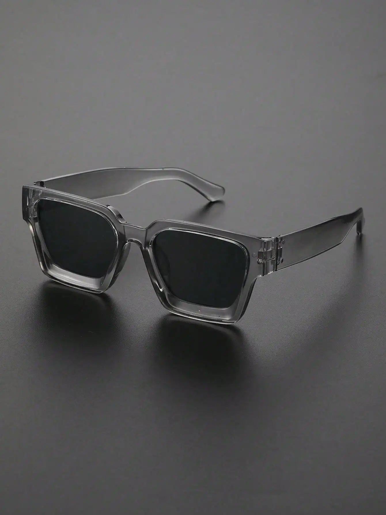 Unisex Y2K Square Plastic Frame Sunglasses