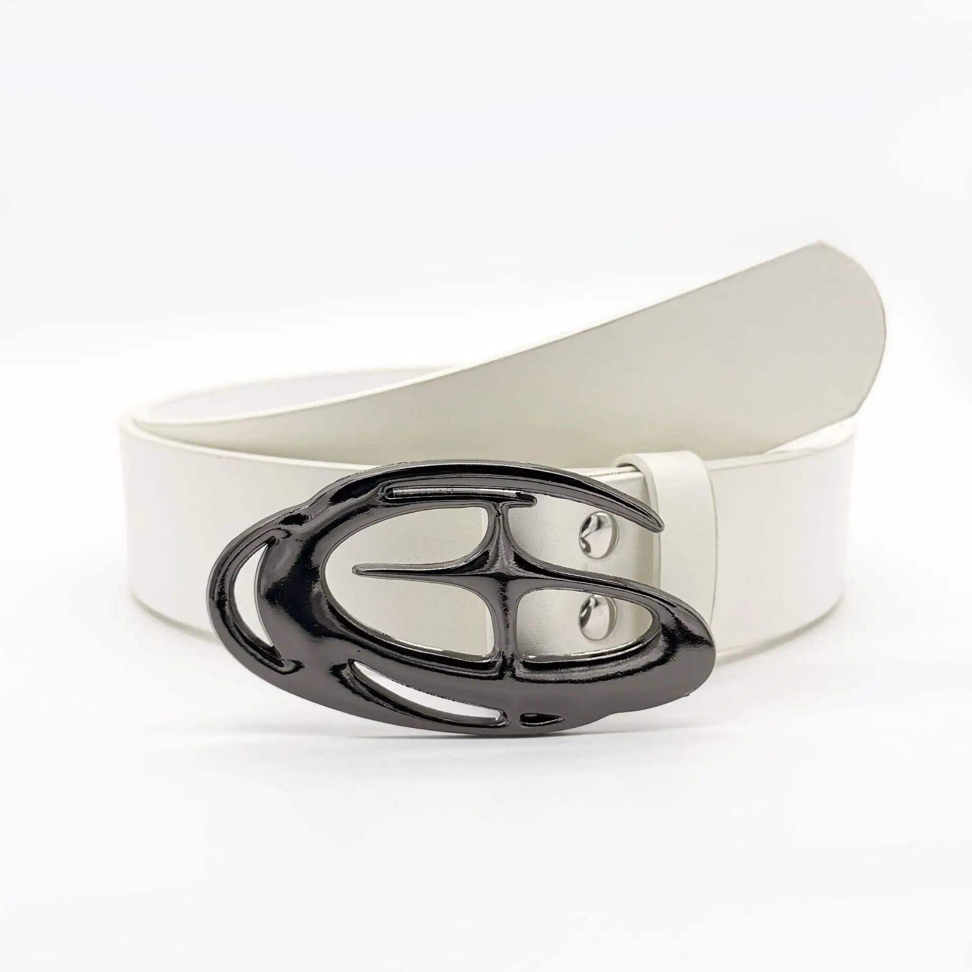 Y2K Waist Belt Delicate Hollow Carving and Stylish Buckle