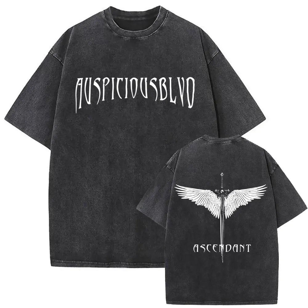 Oversized Graphic Jesus Vintage Washed T-shirt