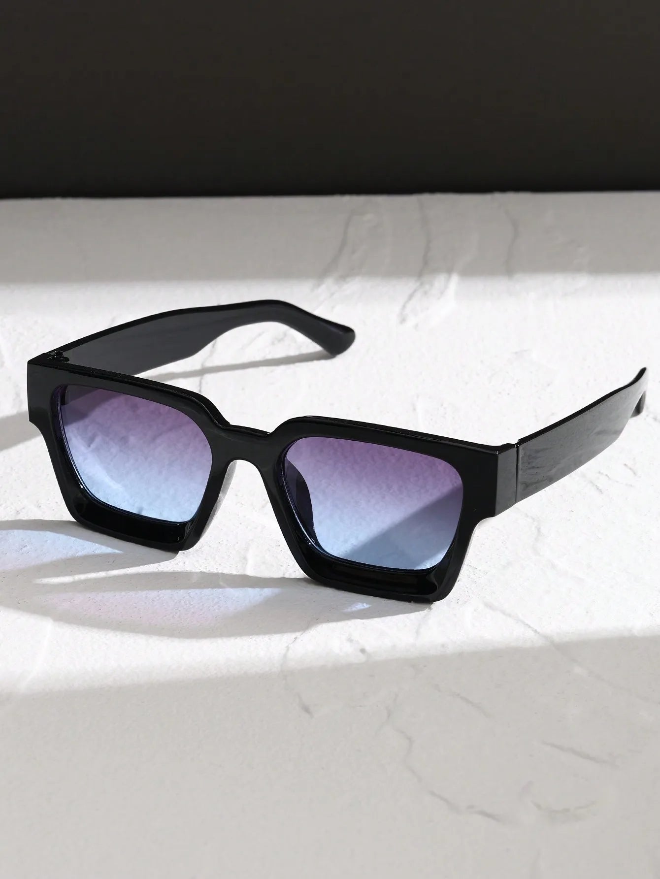 Unisex Y2K Square Plastic Frame Sunglasses