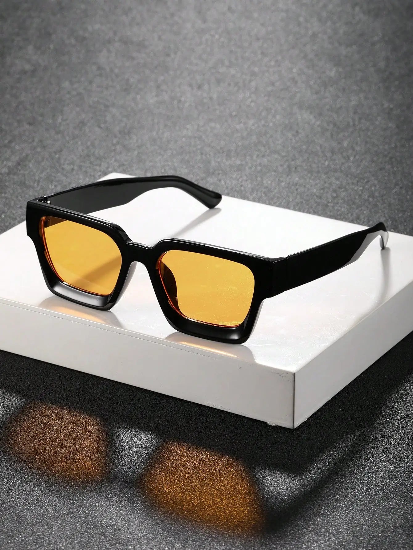Unisex Y2K Square Plastic Frame Sunglasses