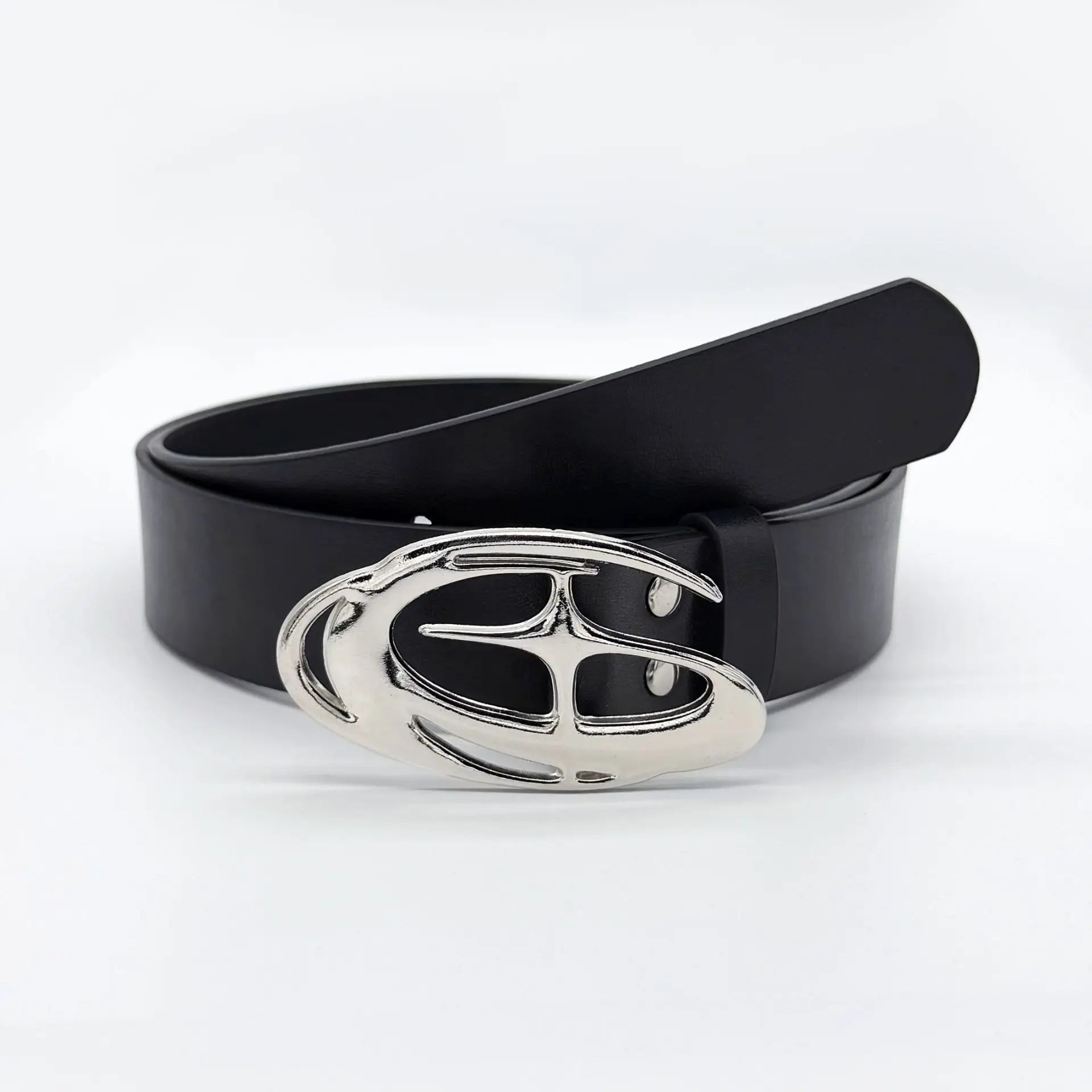 Y2K Waist Belt Delicate Hollow Carving and Stylish Buckle