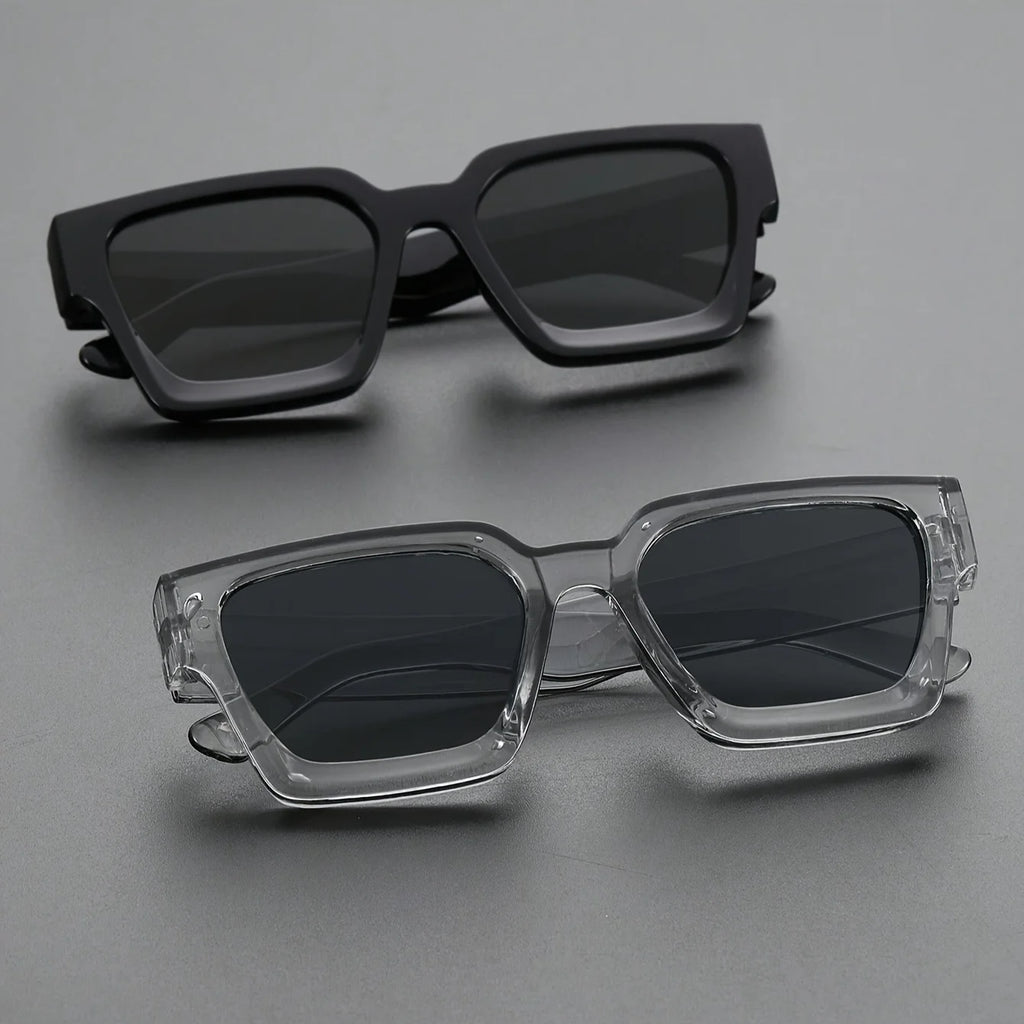 Unisex Y2K Square Plastic Frame Sunglasses