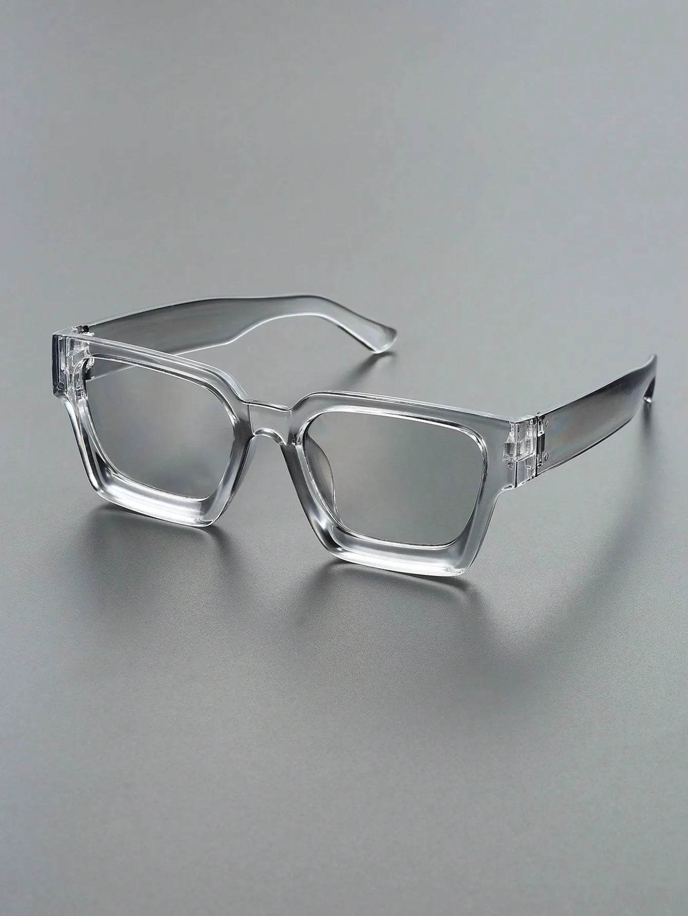 Unisex Y2K Square Plastic Frame Sunglasses