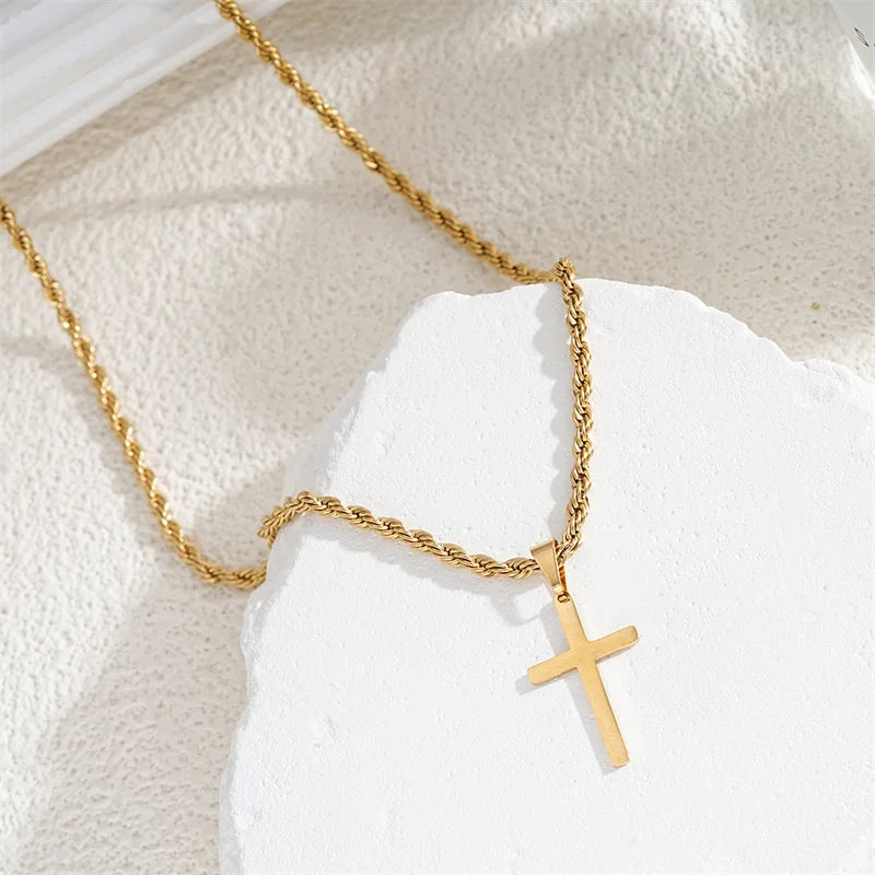 Unisex Cross Necklace