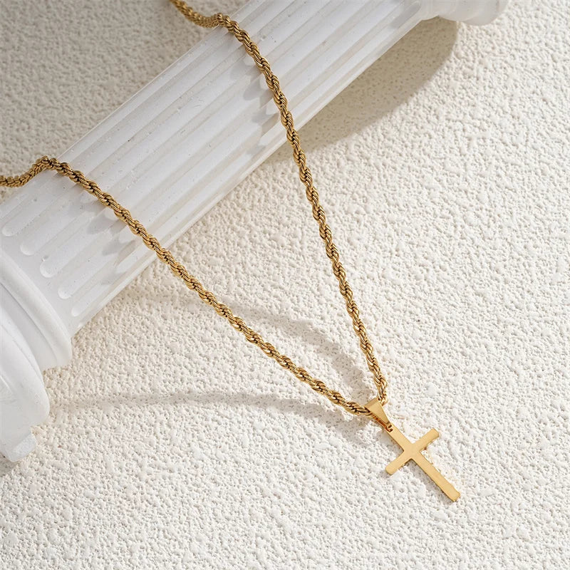 Unisex Cross Necklace