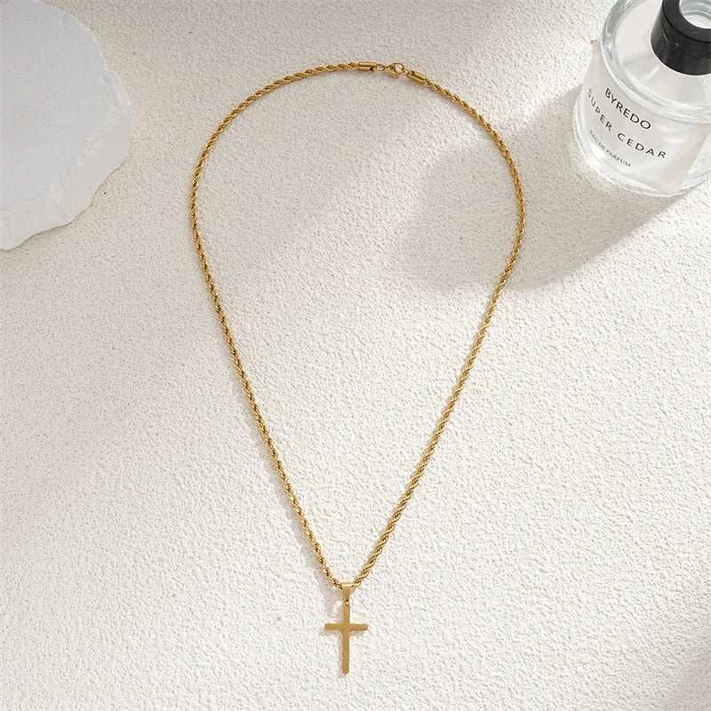 Unisex Cross Necklace