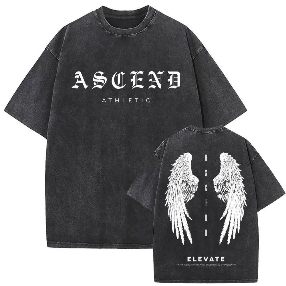 Oversized Graphic Jesus Vintage Washed T-shirt